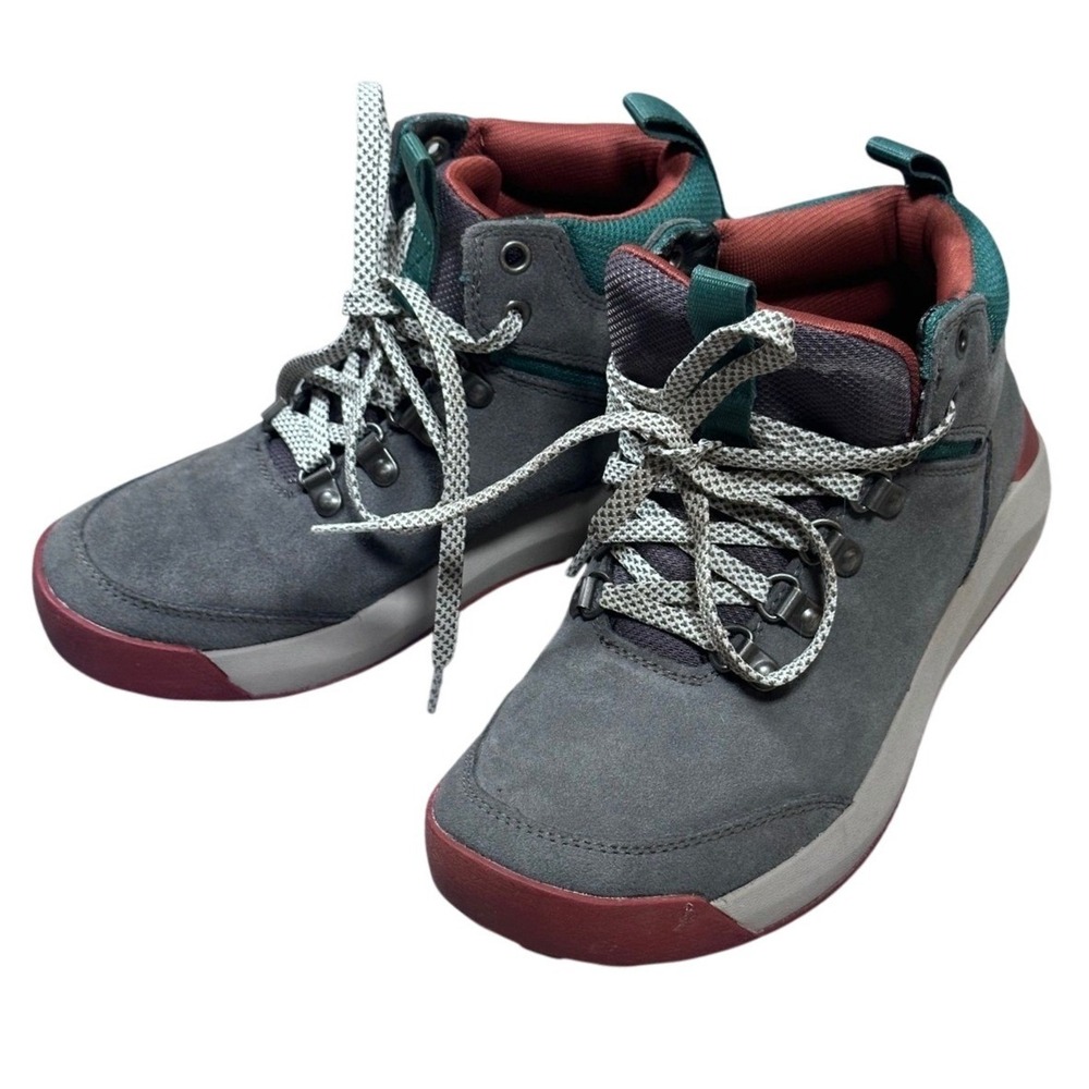LL Bean Vista Hiker II Mid Boots Womens 6.5 Gray Suede Outdoor Gorpcore Granola